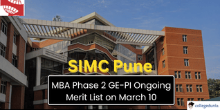 SIMC Pune MBA Phase 2 GE PI Scheduled Till March 1; Merit List 1 to be Out on March 10 at simc.edu